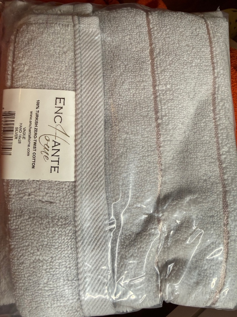 Enchante Home Timaru 1-pc. Quick Dry Turkish Hand Towel Set, One Size , Gray